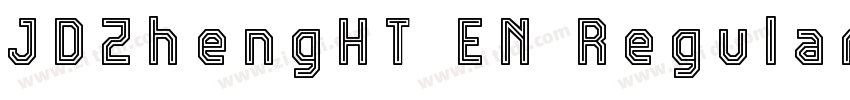JDZhengHT EN Regular字体转换